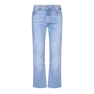 7 For All Mankind Straight Jeans, female, Blue, Size: W26 Straight Jeans