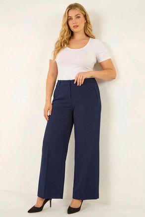 Roman Tailored Wide Leg Stretch Trouser