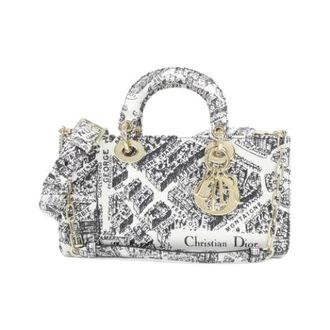 Dior Pre-owned Plan DE Paris Lady D-Joy Leren Handtas - Dames - Vintage Handtas - Wit - ONE Size - Leer - Vintage