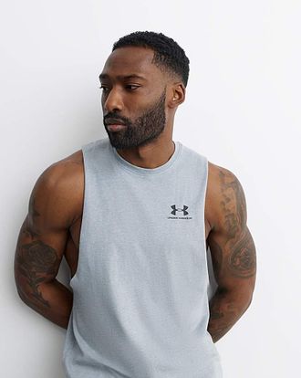 Under Armour Chest Logo Cut Off Tank