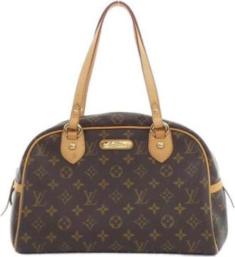 Louis Vuitton Pre-owned Handbags, female, Brown, Size: ONE SIZE Pre-owned Canvas handbags