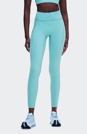 On 7/8 Performance Tights in Aquamarine at Nordstrom, Size X-Large