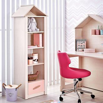 Muemue Iris Estanter&iacute;a Casita Con Caj&oacute;n 164,4x47,4x41,3 Cm