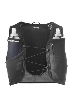 Salomon Unisex Gravel Skin 4 Running Vest In Black
