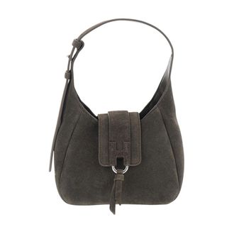 Hogan Trend Mini Hobo Bag - female - Hogan - Shoulder Bags - Brown - ONE SIZE - Bags