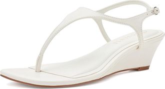 Journee Collection Kathryn Womens Wedge Shoes White : 6.5 M, Synthetic