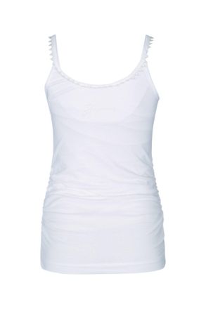 Jacquemus Womens Le Debardeur Clavela White Principal:cotton Maglie Sweater