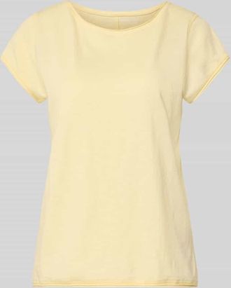 Christian Berg T-Shirt mit Rundhalsausschnitt in Hellgelb, Gr&ouml;&szlig;e XXL