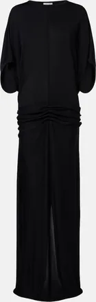 The Row Delyra ruched jersey gown
