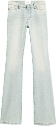Ami low-rise bootcut jeans - women - Cotton - 25 - Blue