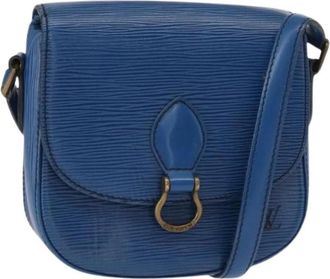 Louis Vuitton Pre-owned Vintage Cross Body Bag - Dames - Vintage Schoudertas - Blauw - ONE Size - Leer - Vintage