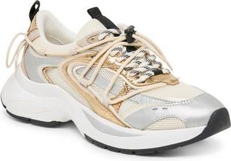 Dolce Vita Selmar Sneaker in Silver/Gold Leather at Nordstrom, Size 6.5