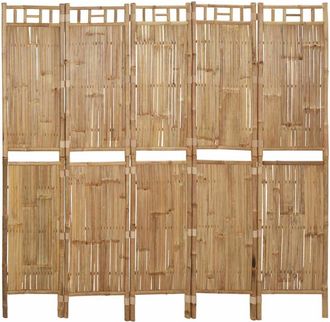 vidaXL Biombo Divisor De 5 Paneles 200x180 Cm Vidaxl
