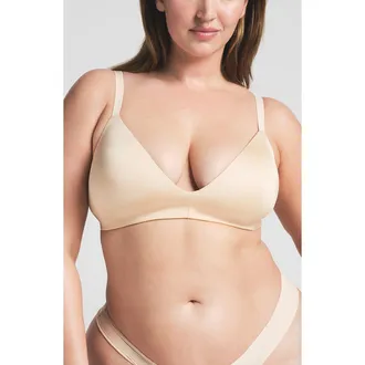 SKIMS Wireless Form T-Shirt Bra in Sand at Nordstrom, Size 38D
