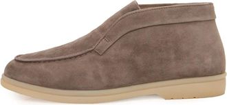 Cesare Gaspari Schoenen, Dames, Beige, 42 EU, Wol, Wool Step High Loafers