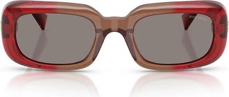 Miu Miu Sunglasses Mub13 S 23 M80 Q Bordeaux/Dark Gray Women