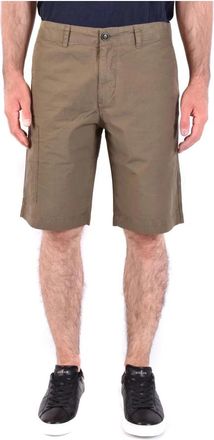 Woolrich Relaxed Fit Cargo Shorts - Heren - Korte Broeken - Groen - W34 - Katoen - Korte Broeken