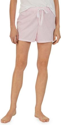 Lauren Ralph Lauren Stripe Boxer Pajama Shorts in Pink Stripe at Nordstrom, Size X-Large