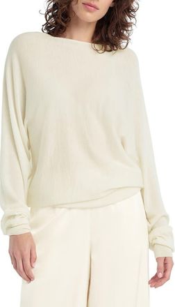 Favorite Daughter The Effortless Merino Wool Sweater in Ivory at Nordstrom, Size X-Small