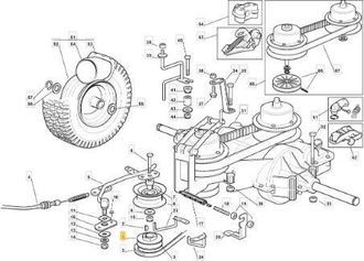 Alpina Polea De Motor Original Stiga B&s X El63 Gt - 127604012/0