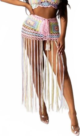 Hot & Delicious Tulum Crochet Set In Multi