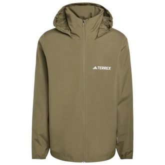 ADIDAS TERREX Multi Essentials 2 Layer Rain Jacket Regenjacke f&uuml;r Herren | oliv