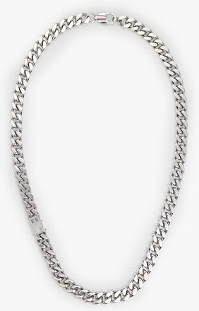 Tommy Hilfiger Mens TH85 Chain Link Necklace - Grey