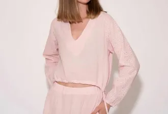 Starkx Lily Top In Light Pink