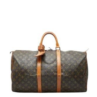 Louis Vuitton Pre-owned Weekend Bags, unisex, Brown, Size: ONE SIZE Pre-owned Keepall Monogram Boston Bag (Keepall 50)