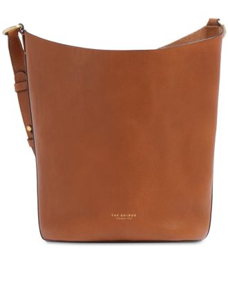 The Bridge Bucket Structured Leather Drawstring Satchel