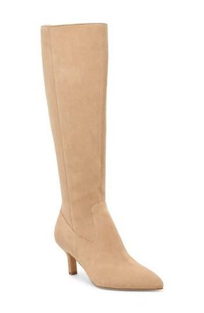 Dolce Vita Attie H2O Water Resistant Knee High Boot in Camel Suede H2O at Nordstrom Rack, Size 7
