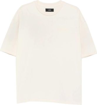 Amiri Bandana-patch Distressed T-shirt