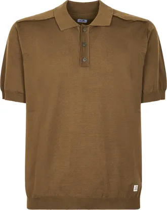 C.P. Company Cotton Sea Island Short Sleeve Polo Sweater