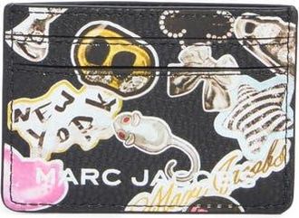 Marc Jacobs Sticker Bold Card Case in Black Multi at Nordstrom Rack