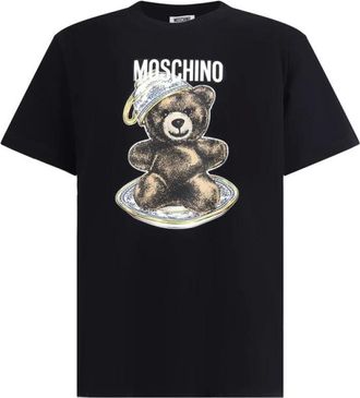 Moschino Heren, Tops, Zwart, Maat: M Katoen