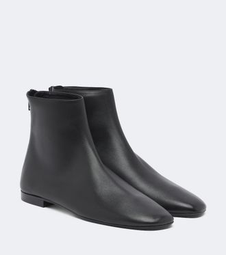 Toteme Leather ankle boots
