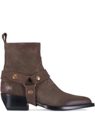 Golden Goose Debbie suede boots - Brown