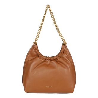 Michael Kors Shoulder Bags, female, Brown, Size: ONE SIZE Indie Medium Leather Pochette