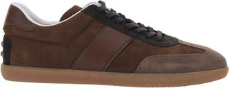 Tod's Brown Leather Low Top Sneaker