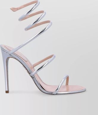 Rene Caovilla cleo metallic calf sandals