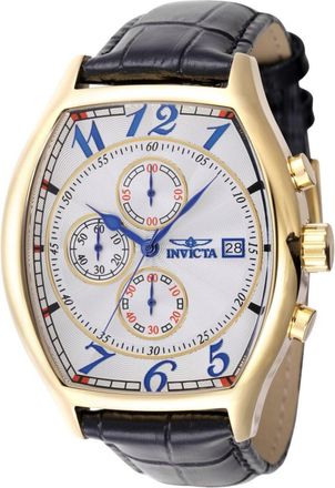 Invicta Specialty 49839 Heren Horloge - Quartz Uurwerk - Roestvrij Staal met zilveren Wijzerplaat - 43mm