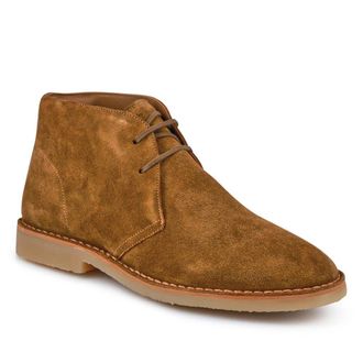 Jones Bootmaker Mens Desert1 Leather Chukka Boots - Tan - Size UK 6