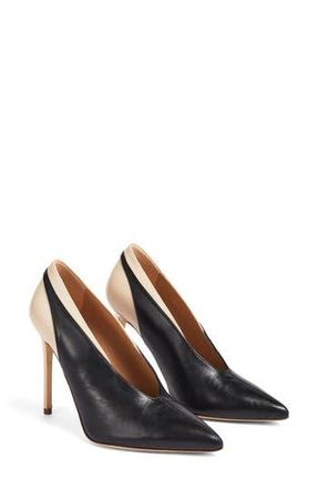 L.k. Bennett Quinny Two-Tone Pump in Black/Cream at Nordstrom Rack, Size 10Us / 40Eu