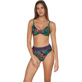 Sunsets Brooke U-Wire Bikini Swimsuit Top in Welcome To Rio at Nordstrom, Size 3X-Large