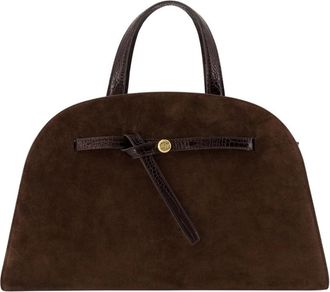 Tory Burch Romy Handtas - unisex - Handtassen - Bruin - ONE Size - Su&egrave;de - Tassen