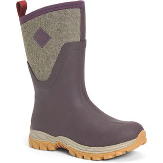 The Original Muck Boot Company Womens Arctic Sport Mid Wellingtons - Wine Neoprene - Size UK 6