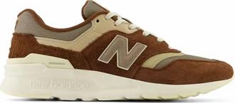 New Balance Mens Suede Lace Up Shoe In Brown