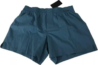 Dolce & Gabbana Blue Cotton Regular Boxer Shorts Underwear