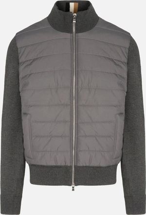 HUGO BOSS Mens H Hernesto Sweater Grey - Size: 38/Regular