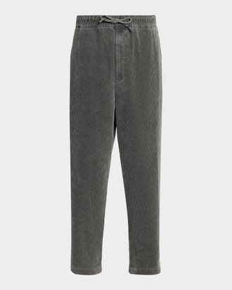 Officine G&eacute;n&eacute;rale Men & apos;s Fernand Washed Corduroy Pants